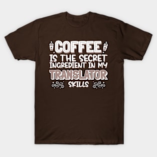 Coffee lover Translator T-Shirt